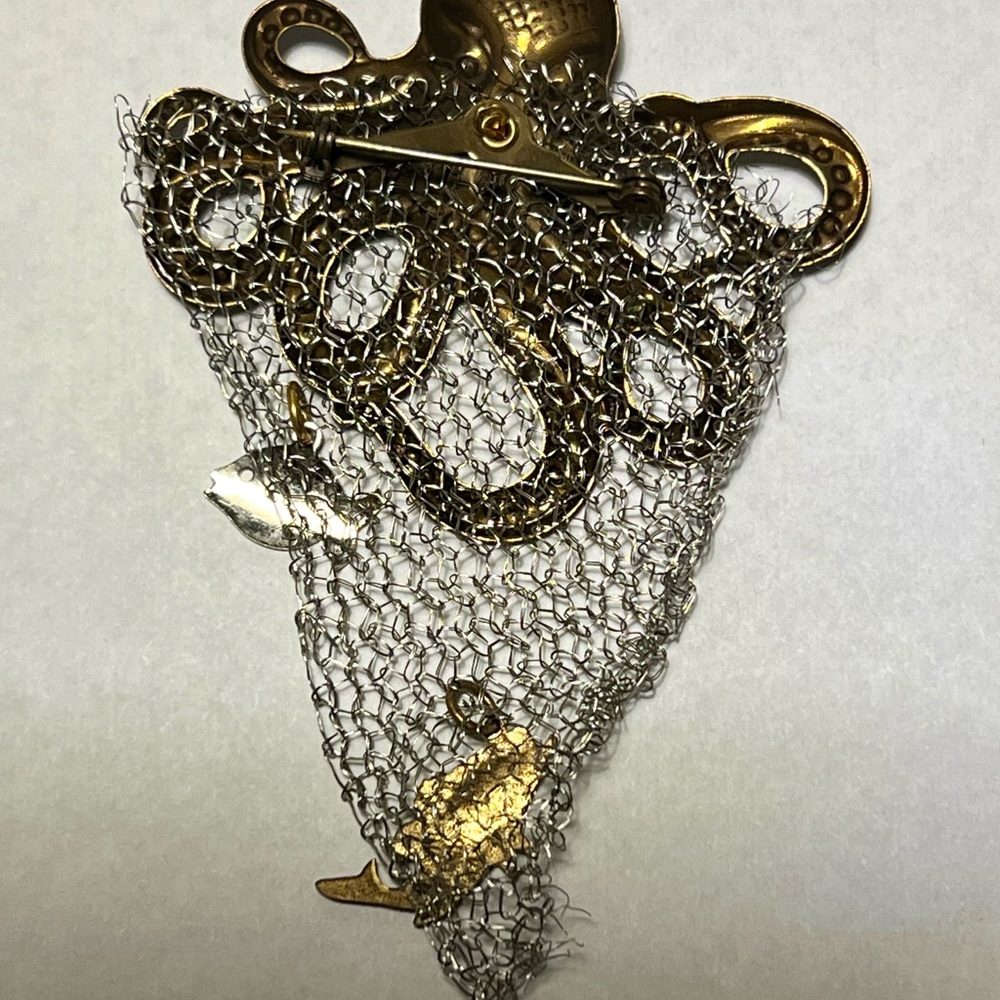 Octopus Brooch by Jan Michaels (SF) Bronze. - Picture 2 of 6